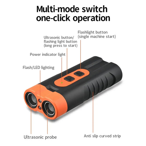 Dual-Head Ultrasonic Anti Barking Dog Device