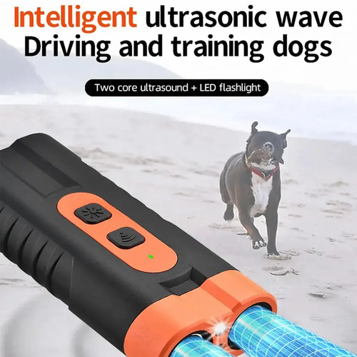 Dual-Head Ultrasonic Anti Barking Dog Device