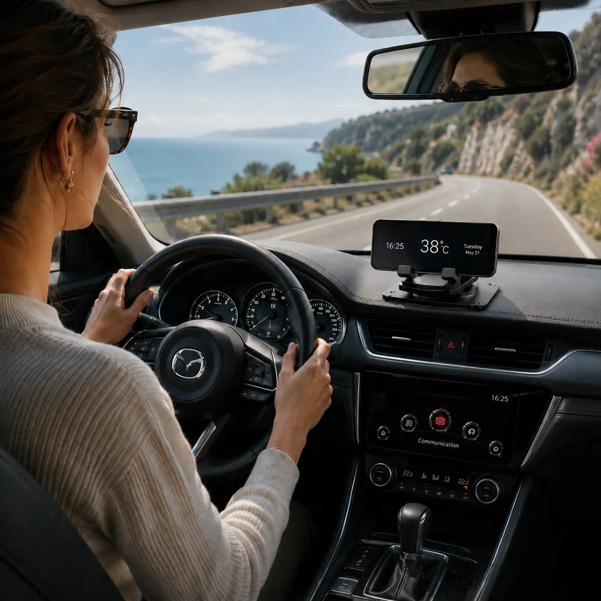 The car phone holder designed to actually stay put