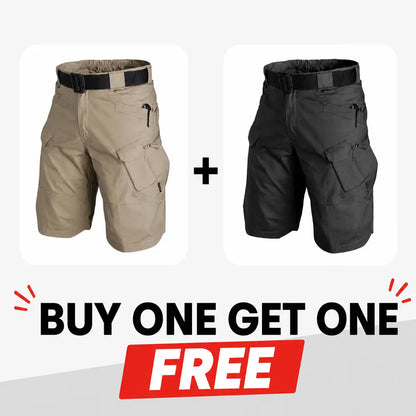 Men's Waterproof Work Shorts - 4 Way Stretch, 10 Pockets