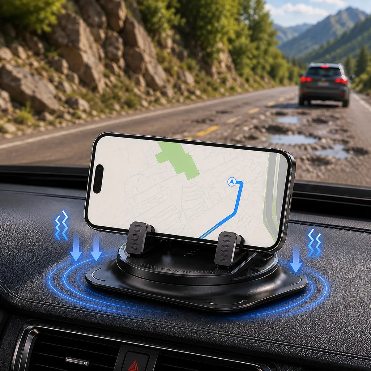 The car phone holder designed to actually stay put