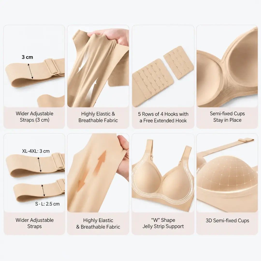 Softhold Wireless Comfort Jelly Bra